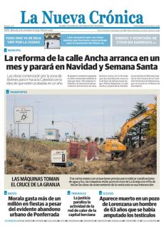 LAS MÁQUINAS TOMAN EL CRUCE DE LA GRANJA